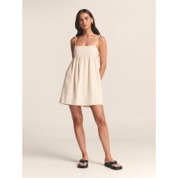 St MRLO Rochie 'ASTER MINI DRESS' bej