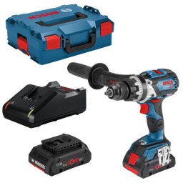 Masina de gaurit si insurubat GSB 18 V-110 C albastru/negru L-BOXX 2x baterie 4.0Ah