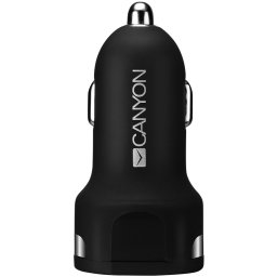 C-04, 2x USB-A, 2.4A, Black
