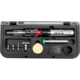 Set ciocan de lipit cu gaz si accesorii 30-70 W (YT-36706)
