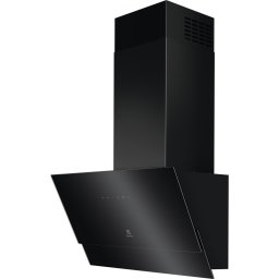 Hota Hota Decorativa, 60 cm, 710 m³/h, 3 Trepte, Filtru Aluminiu + Carbon, Iluminare LED, 65 dB, Negru, Touch Control