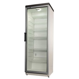 Vitrine frigorifice ADN201/1, 320 l, 5 gratare, Usa sticla, H 173 cm, Alb