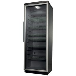 Vitrine frigorifice ADN201/1S, 320 l, Clasa D, Dezghetare automata, Usa reversibila, H 173 cm, Negru