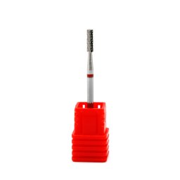 Capăt de freză din carbură, cilindru îngust, brâu roșu, Small Barrel F