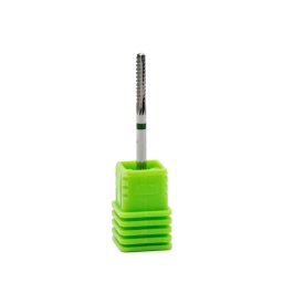 Capăt de freză din carbură, cilindru îngust cu cap rotunjit, brâu verde, Small Barrel Ball C