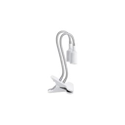 Lampă flexibilă de masă cu clemă pentru creșterea plantelor PLANTY 2xE27/30W/230V alb