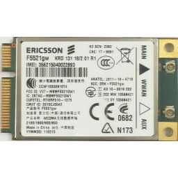 Modul 3G Laptop Ericsson F5521gw WWAN Mobile Broadband MiniPCI Express Mini-Card NewTechnology Media