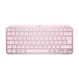 Tastatura Wireless Noua LOGITECH MX Keys Mini, USB, Bluetooth, Layout Germana, Roz NewTechnology Media