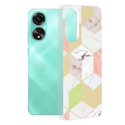 Husa Husa pentru Oppo A78 4G - Techsuit Marble Series - Purple Hex