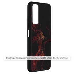 Husa Husa pentru OnePlus 12R - Techsuit Glaze Series - Red Nebula