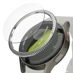 Rama pentru Samsung Galaxy Watch7 40mm - Ringke Bezel Styling - Silver Pattern7 (CB-GW7-40-03)