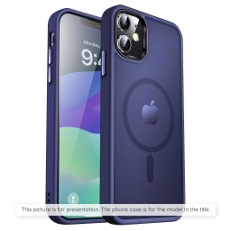 Husa Husa pentru iPhone 16 Plus - Techsuit HaloFrost MagSafe Series - Deep Blue