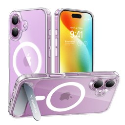 Husa Torras Pstand MagSafe - Husă telefon - compatibil cu Apple iPhone 16 - MagSafe, Kickstand / Suport - culoare Transparent