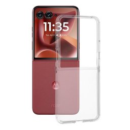 Husa Husa pentru Motorola Razr 60 Ultra - Techsuit Clear Silicone - Transparent