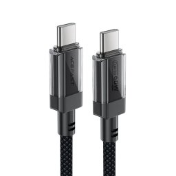 Cablu de date Type-C to Type-C, 60W, High-Speed Charging, 1.2m - (C12-03) - Black