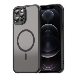 Husa Husa pentru iPhone 12 Pro Max - Techsuit HaloFrost II MagSafe - Black