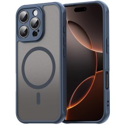 Husa Husa pentru iPhone 11 Pro Max - Techsuit HaloFrost II MagSafe - Navy Blue