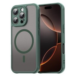 Husa Husa pentru iPhone 16 Pro - Techsuit HaloFrost II MagSafe - Green
