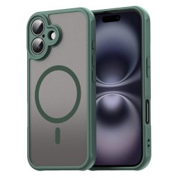 Husa Husa pentru iPhone 16 Plus - Techsuit HaloFrost II MagSafe - Green