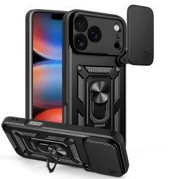 Husa Husa pentru iPhone 17 Pro - Techsuit CamShield Series - Black
