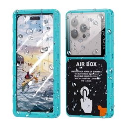 Husa Husa pentru telefon universal (grosime max. 15mm) - ShellBox AirBox Waterproof IP68 Case (max. 6.9 inch) - Blue