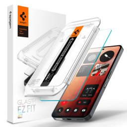 Spigen Glas.tR EZ FIT - Folie protecție ecran din Sticlă securizată - compatibil cu Nothing Phone (3a) / (3a) Pro - culoare Transparent
