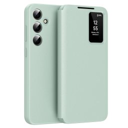 Husa Techsuit SmartView - Husă telefon - compatibil cu Samsung Galaxy S25 Plus - culoare Verde