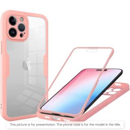 Husa Husa pentru iPhone 17 Pro Max + Folie - Techsuit ColorVerse 360 Series - Pink