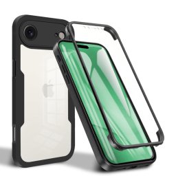 Husa Husa pentru iPhone 17 Air + Folie - Techsuit ColorVerse 360 Series - Black