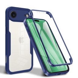 Husa Husa pentru iPhone 17 Air + Folie - Techsuit ColorVerse 360 Series - Blue