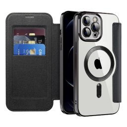 Husa Husa pentru iPhone 12 Pro Max - Techsuit SmartMag Book Case - Black