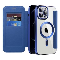 Husa Husa pentru iPhone 12 Pro Max - Techsuit SmartMag Book Case - Blue