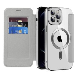 Husa Husa pentru iPhone 12 Pro Max - Techsuit SmartMag Book Case - Gray
