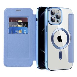 Husa Husa pentru iPhone 12 Pro - Techsuit SmartMag Book Case - Light Blue