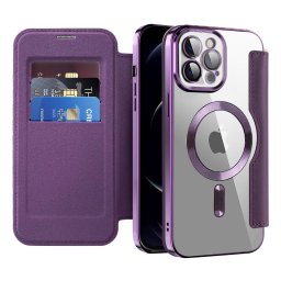Husa Husa pentru iPhone 12 Pro - Techsuit SmartMag Book Case - Purple