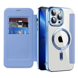 Husa Husa pentru iPhone 13 Pro - Techsuit SmartMag Book Case - Light Blue