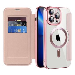 Husa Husa pentru iPhone 13 Pro Max - Techsuit SmartMag Book Case - Pink