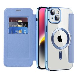 Husa Husa pentru iPhone 14 Plus - Techsuit SmartMag Book Case - Light Blue