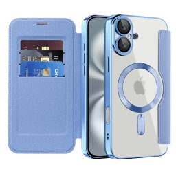 Husa Husa pentru iPhone 16 Plus - Techsuit SmartMag Book Case - Light Blue