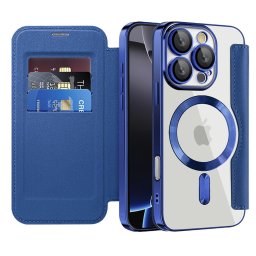 Husa Husa pentru iPhone 16 Pro - Techsuit SmartMag Book Case - Blue