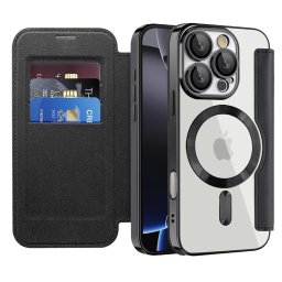 Husa Husa pentru iPhone 16 Pro Max - Techsuit SmartMag Book Case - Black