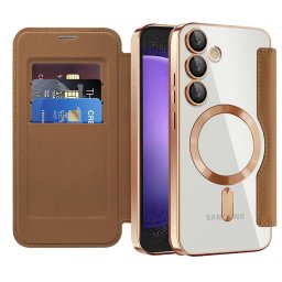Husa Husa pentru Samsung Galaxy S23 FE - Techsuit SmartMag Book Case - Brown