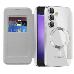 Husa Husa pentru Samsung Galaxy S23 FE - Techsuit SmartMag Book Case - Gray