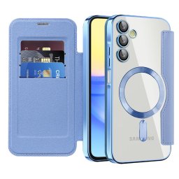 Husa Husa pentru Samsung Galaxy A15 4G / A15 5G - Techsuit SmartMag Book Case - Light Blue