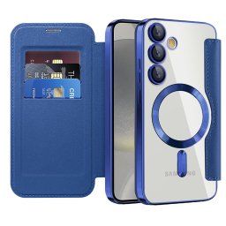 Husa Husa pentru Samsung Galaxy S24 Plus - Techsuit SmartMag Book Case - Blue