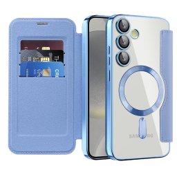 Husa Husa pentru Samsung Galaxy S24 Plus - Techsuit SmartMag Book Case - Light Blue