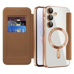 Husa Husa pentru Samsung Galaxy A35 5G - Techsuit SmartMag Book Case - Brown