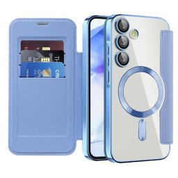 Husa Husa pentru Samsung Galaxy A55 5G - Techsuit SmartMag Book Case - Light Blue