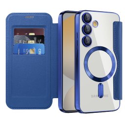Husa Husa pentru Samsung Galaxy S24 FE - Techsuit SmartMag Book Case - Blue