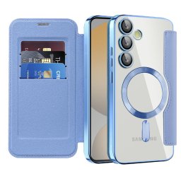 Husa Husa pentru Samsung Galaxy S24 FE - Techsuit SmartMag Book Case - Light Blue